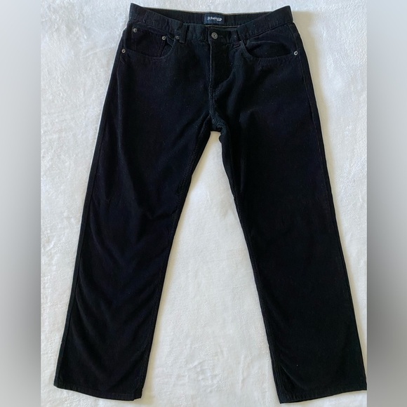 ST. John’s Bay Black Corduroy Men’s Pants Size W34XL30 - Picture 1 of 7